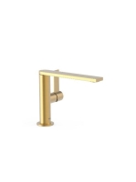 Tres Project mosdó csaptelep leeresztő nélkül, matt arany 21