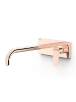 Tres Project egykaros fali mosdó csaptelep, Rose Arany 21130