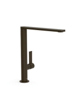 Tres Project magasított mosdó csaptelep, Fekete Bronz 211405