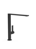 Tres Project magasított mosdó csaptelep, matt fekete 2114050