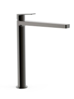 Tres Project magasított mosdó csaptelep, Fekete Metál 211803