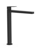 Tres Project magasított mosdó csaptelep, matt fekete 2118030