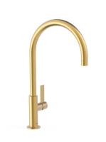 Tres Project magasított mosdó csaptelep, matt arany 21190601