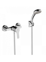 Tres Base Egykaros zuhanycsaptelep szettel, króm 21516710 -