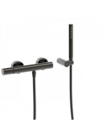 Tres Study Exclusive egykaros zuhany csaptelep, Metál Fekete