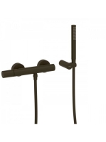 Tres Study Exclusive egykaros zuhany csaptelep, Fekete Bronz