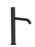 Tres Study Exclusive magasított mosdó csaptelep, matt fekete