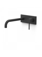 Tres Study Exclusive fali mosdó csaptelep, matt fekete 26230