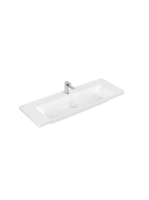 Villeroy & Boch Subway 3.0 beépíthető mosdó 130x47cm, túlfol