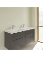 Villeroy & Boch Subway 3.0 beépíthető dupla mosdó 130x47cm,
