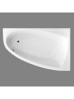 Wellis Matana jobbos aszimmetrikus kád 160x100, lábbal AK005