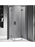 Wellis Murano két nyílóajtós szögletes zuhanykabin 90x90x195