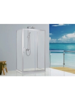 Wellis Premier fix oldalfal zuhanyajtóhoz 90cm - Easy Clean