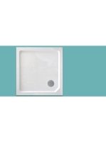 Wellis magas szögletes zuhanytálca 80x80x14,5 cm WC00525 - F