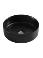 Wellis Rose Black matt fekete pultra építhető mosdó WF00059