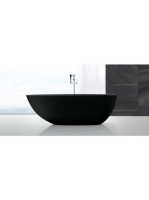 Wellis Soul Black Matt öntött márvány szabadon álló kád 167,