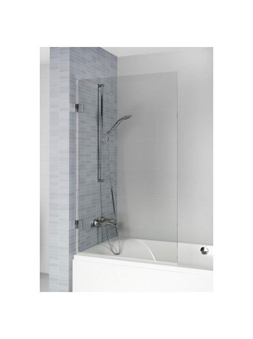 Riho Scandic NXT X108 kádparaván átlátszó üveg 95x150 cm fek