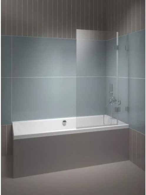 Riho Scandic NXT X109 kádparaván átlátszó üveg 85X150 cm fek