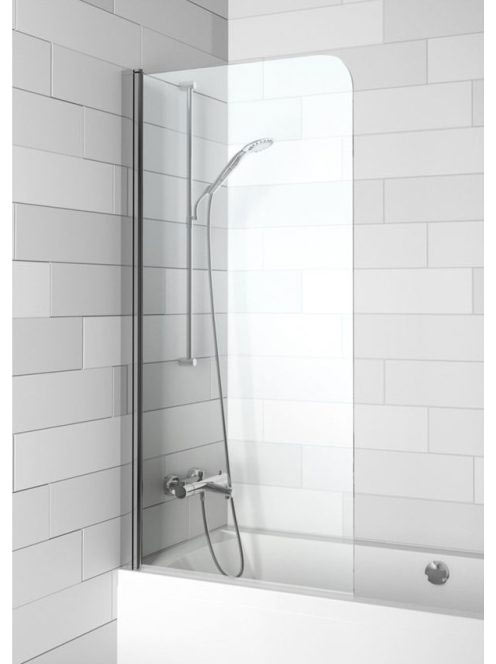 Riho Novik Univerzális Z107 kádparaván 75x150 átlátszó üveg,