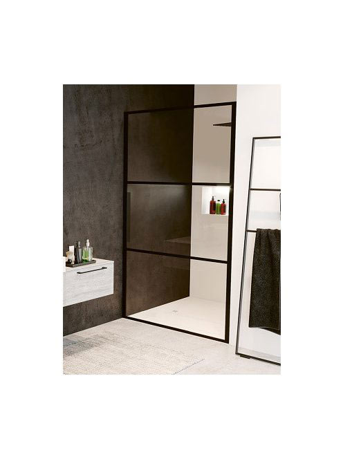 Riho Grid Nika GB101 univerzális zuhanyajtó 80x200 cm átláts