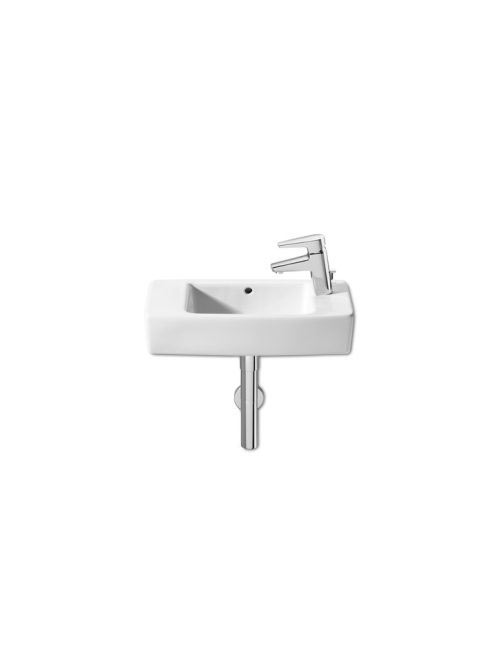 Roca Hall fali vagy pultra ültethető mosdó 50x25 cm, fehér A