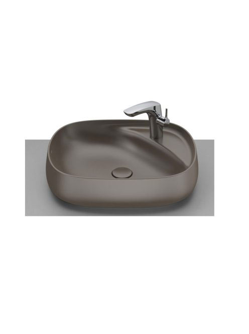 Roca Beyond pultra ültethető Fineceramic mosdó 58,5x45,5 cm