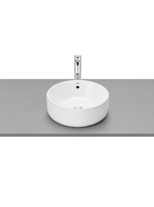 Roca The Gap Round pultra ültethető kerek mosdó 39x39 csaply