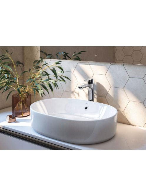 Roca The Gap Round pultra tehető íves mosdótál 55x39 cm, csa