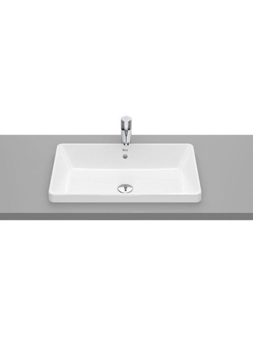 Roca The Gap Square pultba süllyeszthető mosdótál 60x37 cm,