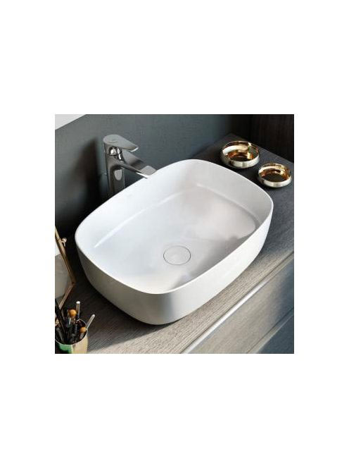 Roca Inspira Soft Fineceramic mosdótál 50x37 Fehér A32750000