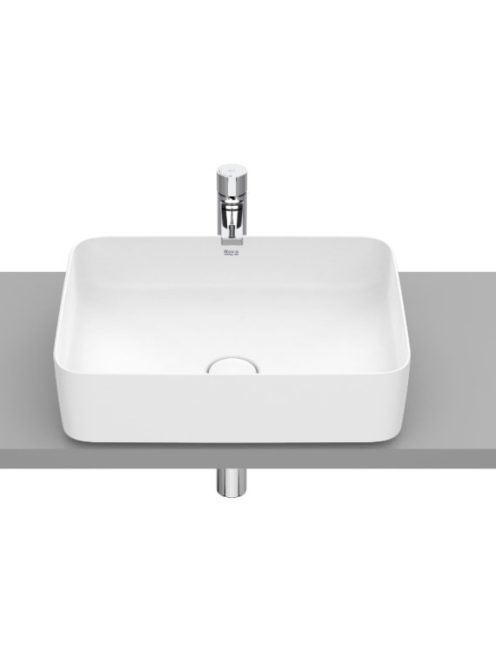 Roca Inspira Square pultra ültethető Fineceramic mosdó 50x37