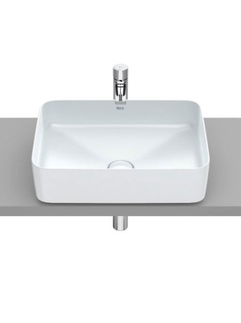 Roca Inspira Square pultra ültethető Fineceramic mosdó 50x37