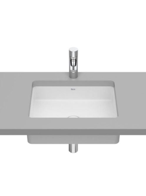 Roca Inspira mosdópult alá építhető Fineceramic mosdó 49,5x3
