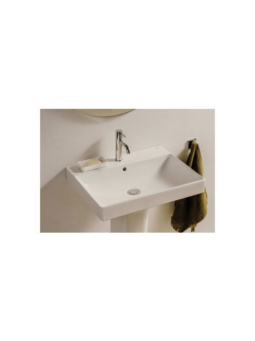 Roca Ona Fineceramic fali mosdó túlfolyóval 60x46 fehér A327