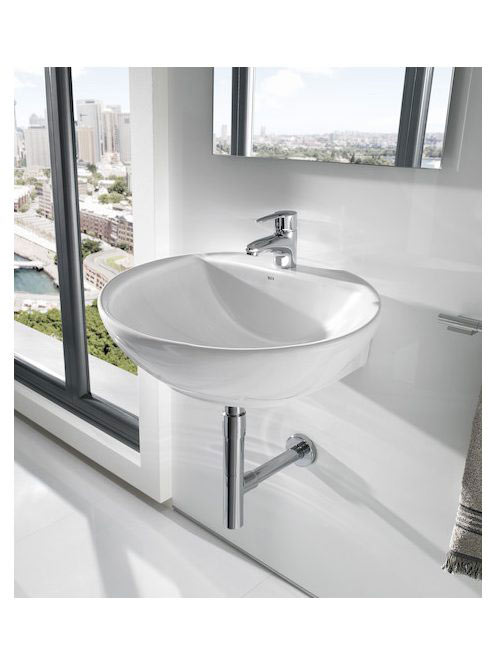 Roca Fontana fali, vagy pultra építhető mosdótál 600x480mm A