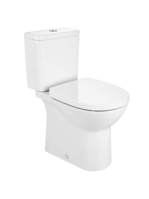 Roca Debba Round monoblokkos WC csésze, Rimless, vario lefol