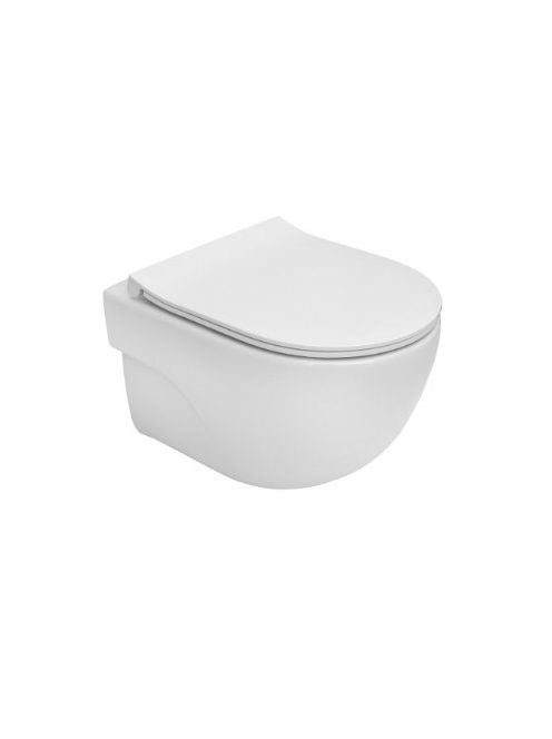 Roca Meridian Compact Rimless fali WC csésze, Soft Close ülő