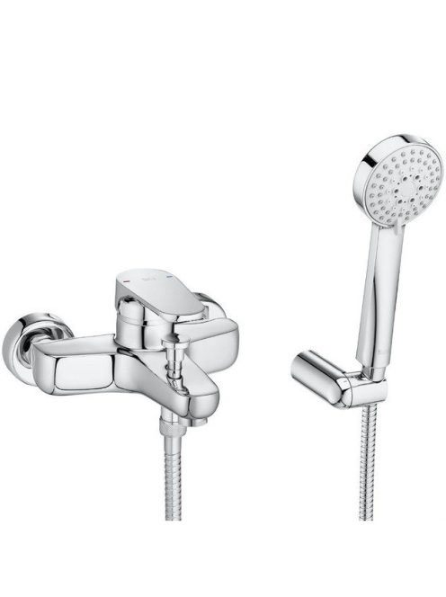 Roca Anara fali kádtöltő csaptelep zuhanykészlettel, króm A5