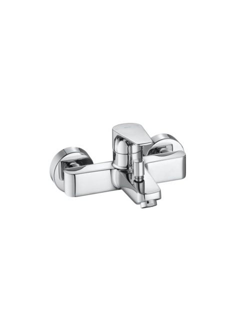 Roca Atlas egykaros kádtöltő csaptelep zuhanyváltóval, króm