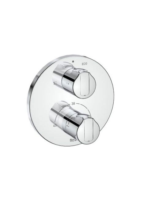 Roca T-1000 falba süllyesztett termosztátos kád és zuhany cs