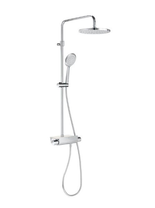 Roca Deck-T Round termosztátos zuhanyrendszer króm A5A9788C0