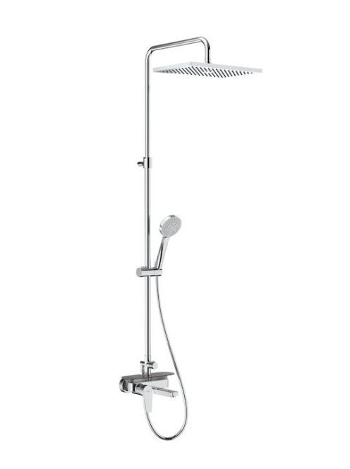 Roca Even-M Square egykaros falon kívüli kádtöltős zuhanyren