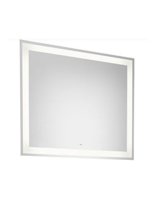 Roca Iridia négyszögletes LED-es tükör 80x70 párásodásgátló