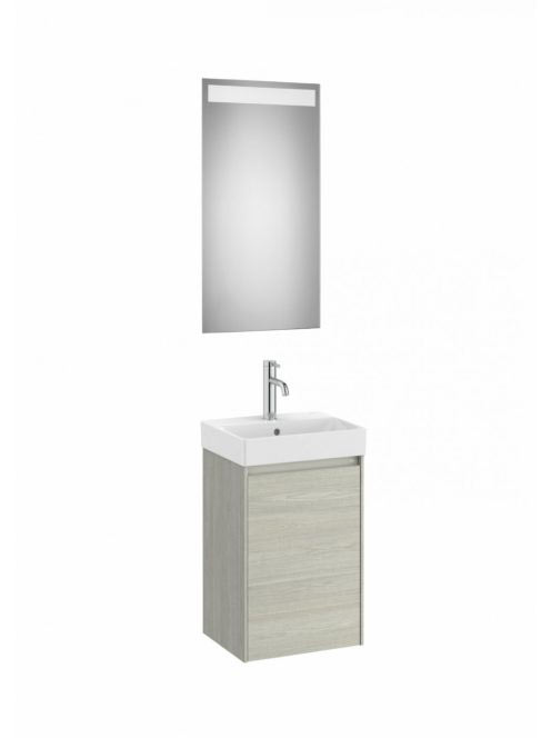 Roca Ona Pack mosdószekrény mosdóval és tükör LED világításs