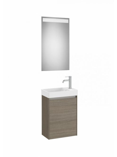 Roca Ona Pack mosdószekrény kézmosóval és tükör LED világítá