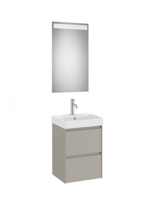 Roca Ona Pack 2 fiókos mosdószekrény mosdóval 45x36 tükör LE