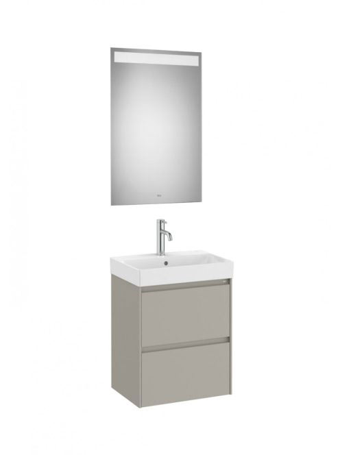 Roca Ona Pack 2 fiókos mosdószekrény mosdóval 50x36 tükör LE