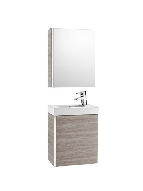 Roca Unik Pack Mini mosdószekrény kézmosóval és tükrös felső