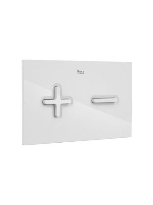 Roca PL6 Dual nyomólap, 2 mennyiségű öblítés, fehér A8901850
