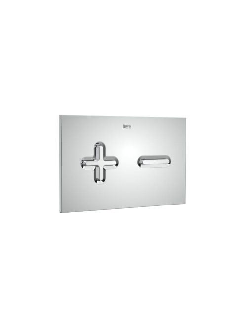 Roca PL6 Dual nyomólap, 2 mennyiségű öblítés, króm A89018500